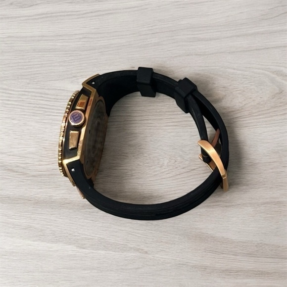 Breil Milano Mediterraneo 47 mm Rose Gold Tone Steel Grey Dial Men Watch BW0537 - Picture 4 of 10